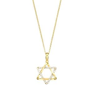 🌟 Bloomingdale’s Star of David Pendant 14k gold/diamond 💫